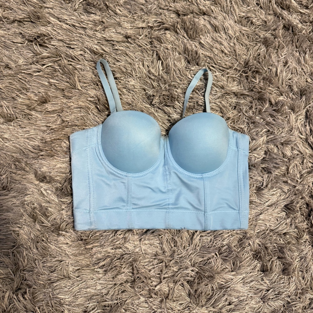 Shein Sky Blue Bra corset